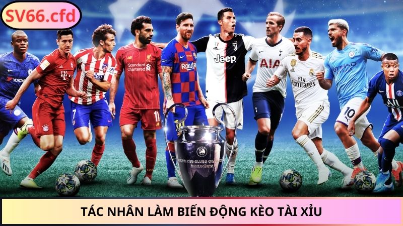 Tác nhân làm biến động kèo Tài Xỉu
